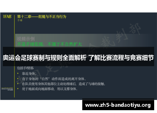 奥运会足球赛制与规则全面解析 了解比赛流程与竞赛细节 奥运会足球赛制与规则全面解析 了解比赛流程与竞赛细节